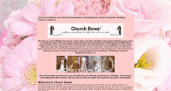 Desktop Screenshot of churchbows.com